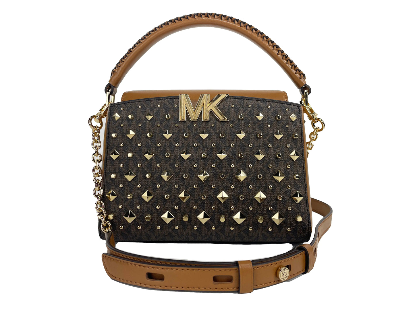 Michael Kors Karlie Small Studded Crossbody Bag - Velora Luxury Fashion