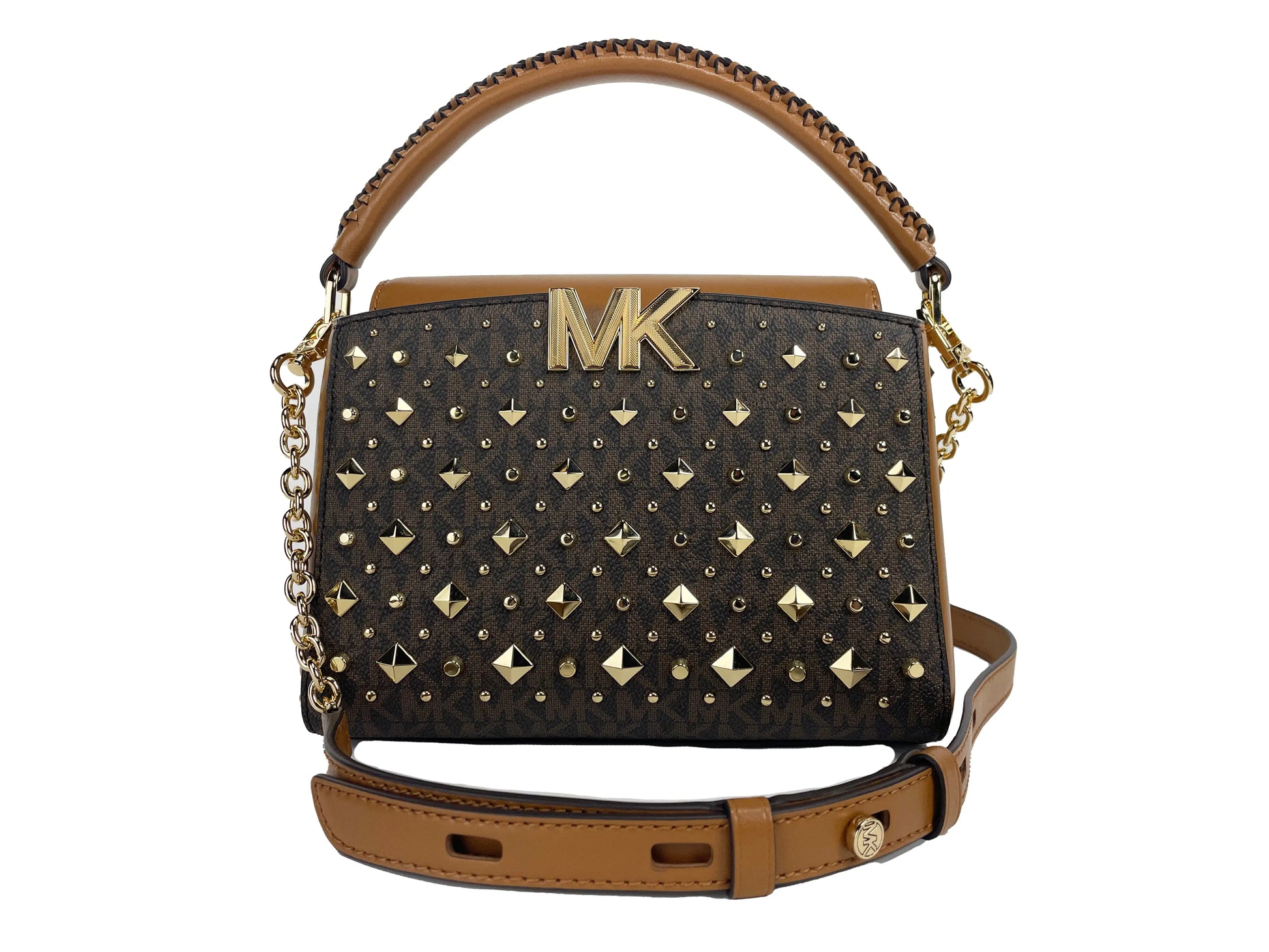 Michael Kors Karlie Small Studded Crossbody Bag - Velora Luxury Fashion