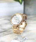 Michael Kors (MK5491) Parker 40 mm Case Stainless Steel Rose Gold Toned Watch - Velora Luxury Fashion