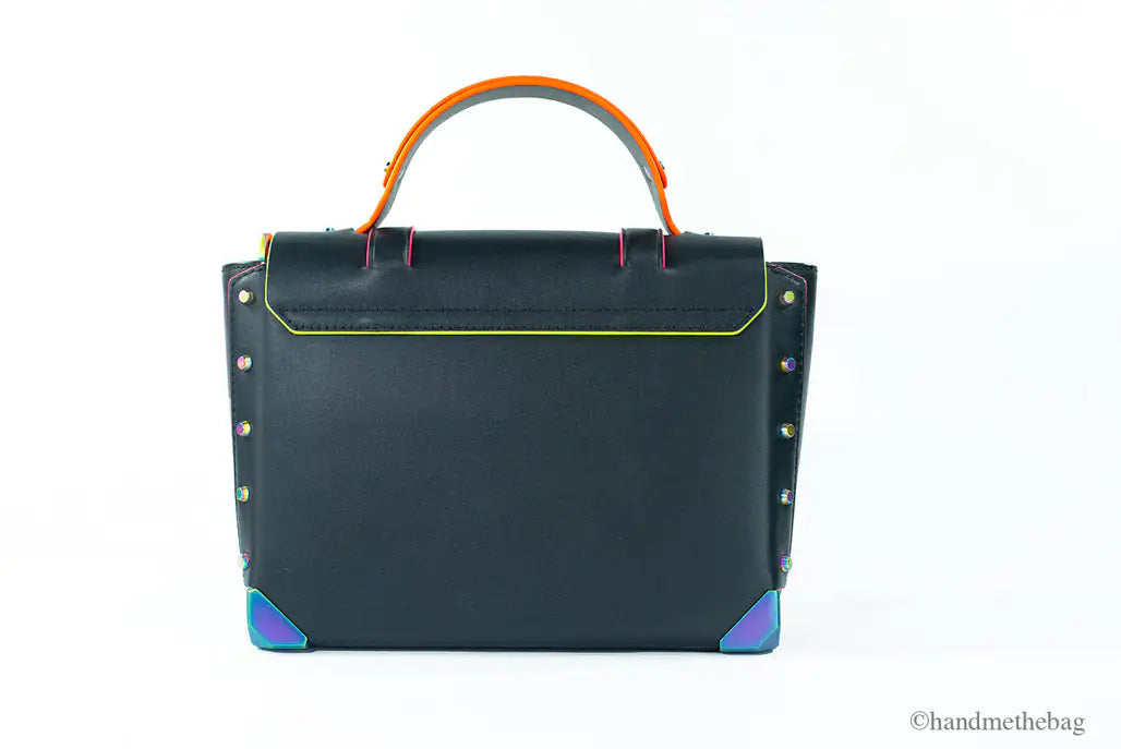 Michael Kors Manhattan Medium Black Satchel Bag - Velora Luxury Fashion