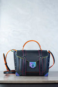 Michael Kors Manhattan Medium Black Satchel Bag - Velora Luxury Fashion