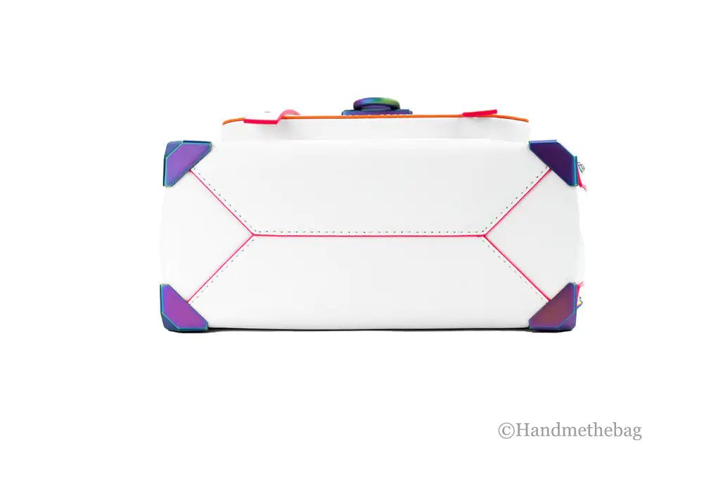 Michael Kors Manhattan Medium Optic White Satchel Bag - Velora Luxury Fashion