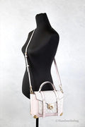 Michael Kors Manhattan Medium Powder Blush Satchel Bag - Velora Luxury Fashion