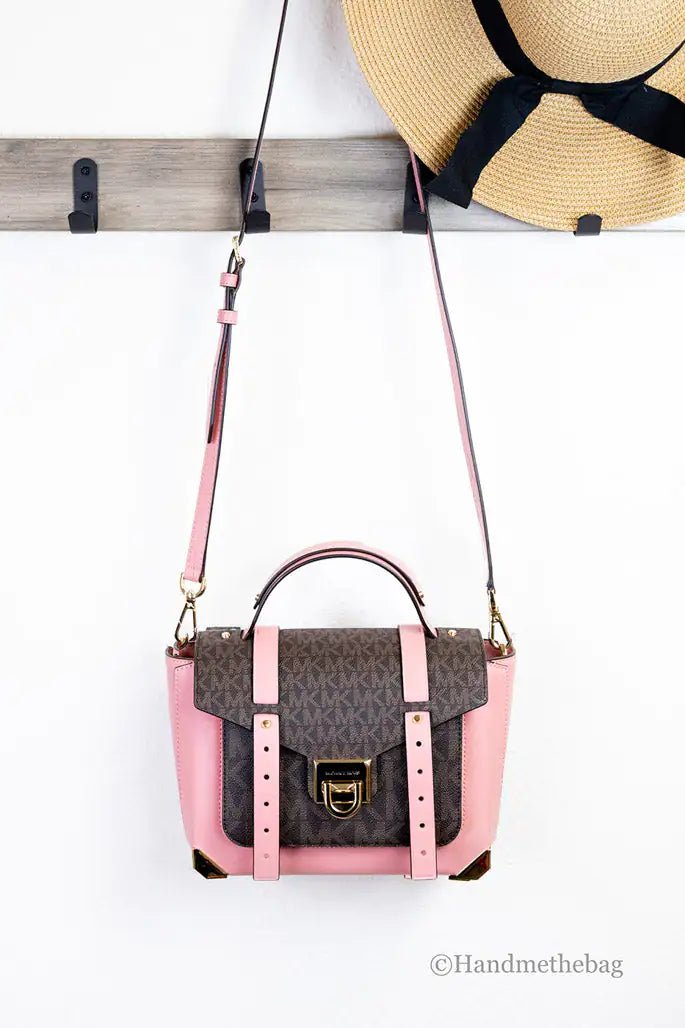 Michael Kors Manhattan Medium Primrose Satchel Bag - Velora Luxury Fashion