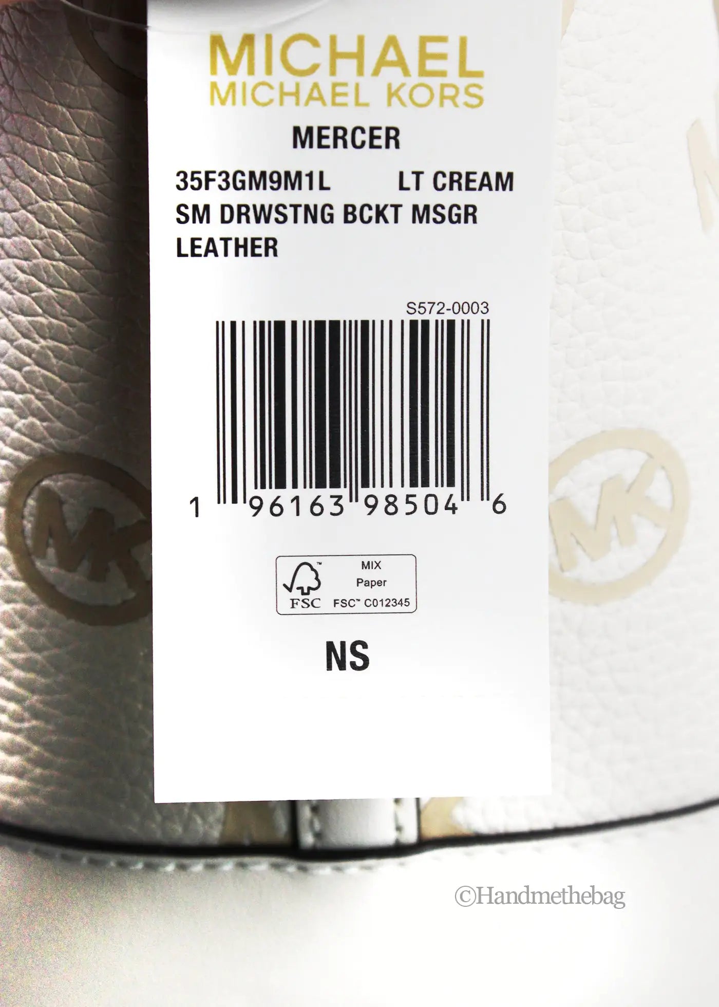 Michael Kors Mercer Embossed Bucket Crossbody Bag - Velora Luxury Fashion