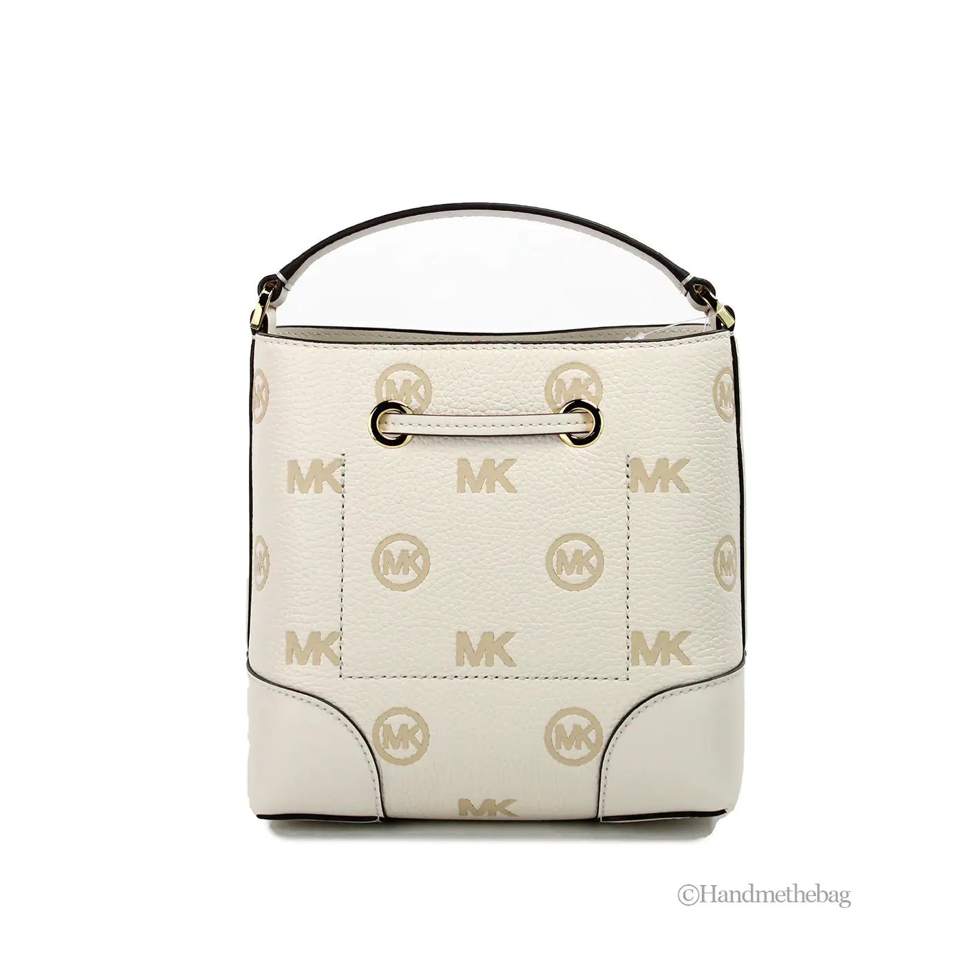 Michael Kors Mercer Embossed Bucket Crossbody Bag - Velora Luxury Fashion