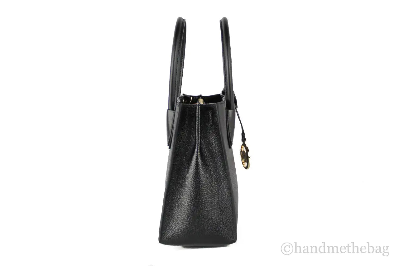 Michael Kors Mercer Medium Black Convertible Messenger Crossbody Bag - Velora Luxury Fashion