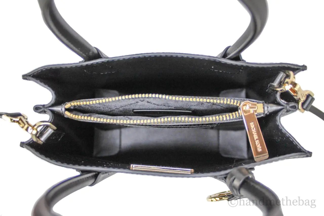 Michael Kors Mercer Medium Black Convertible Messenger Crossbody Bag - Velora Luxury Fashion
