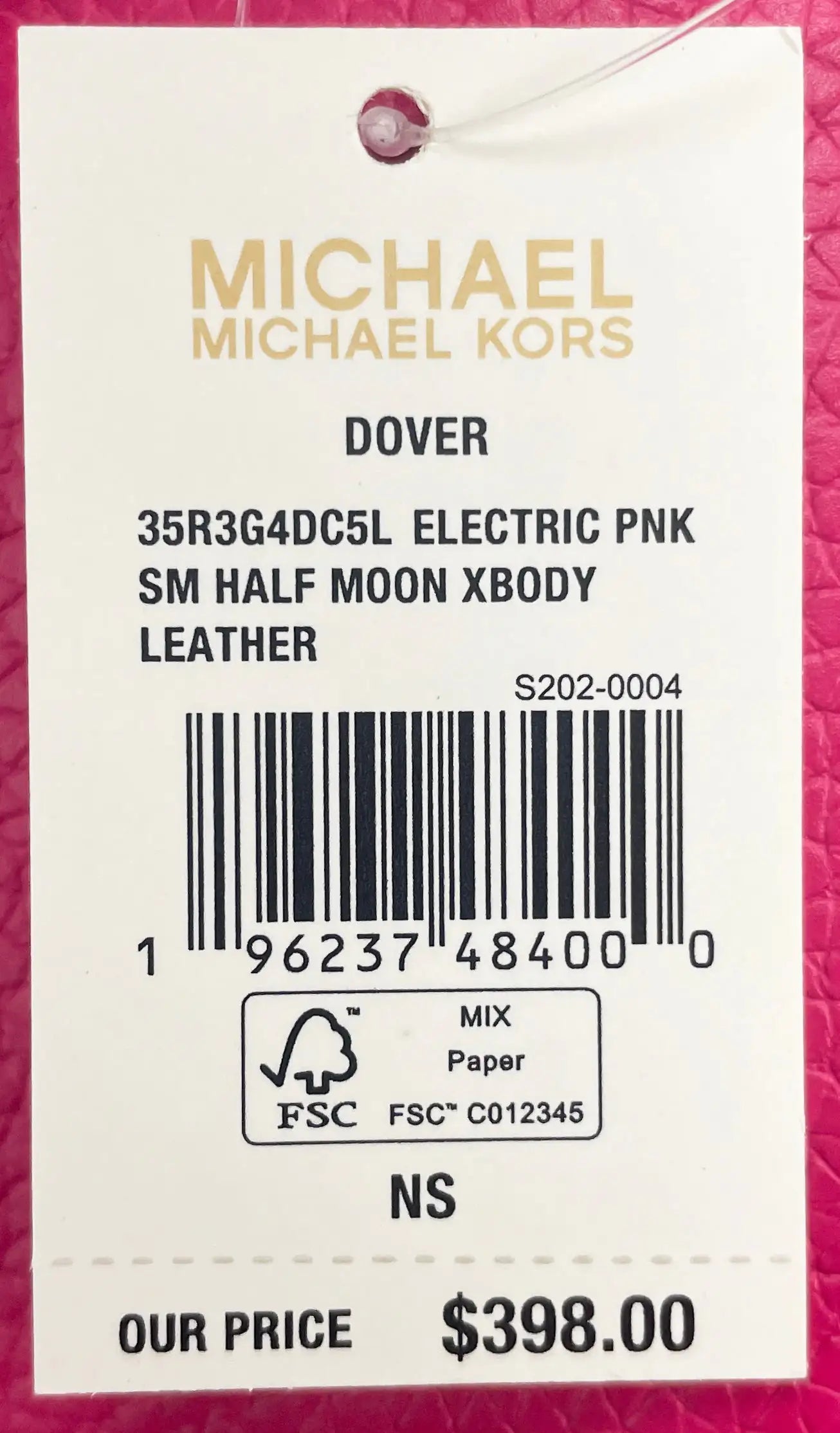 Michael Kors Pink Pebble Dover Crossbody - Velora Luxury Fashion