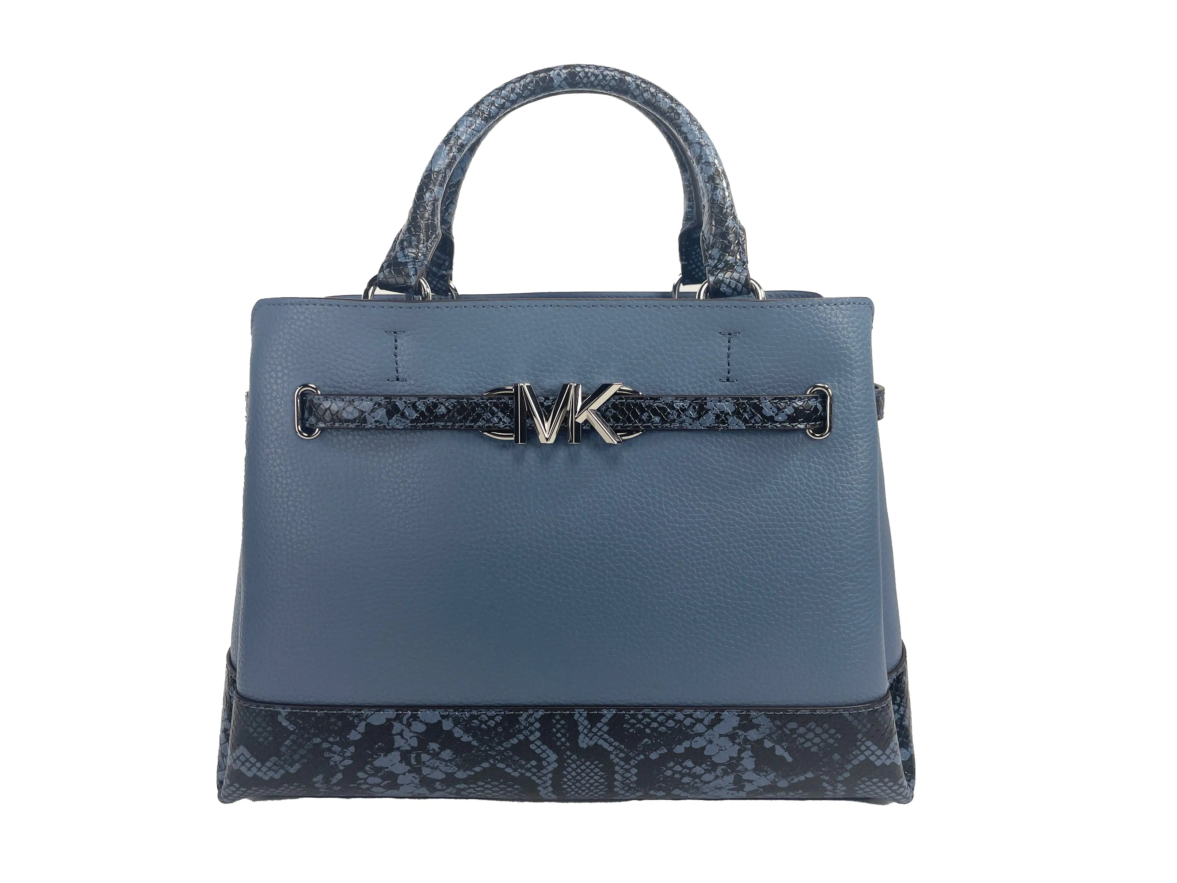 Michael Kors Reed Snake Skin Satchel - Velora Luxury Fashion