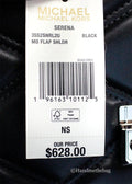 Michael Kors Serena Black Quilted Leather Shoulder Bag - Velora Luxury Fashion