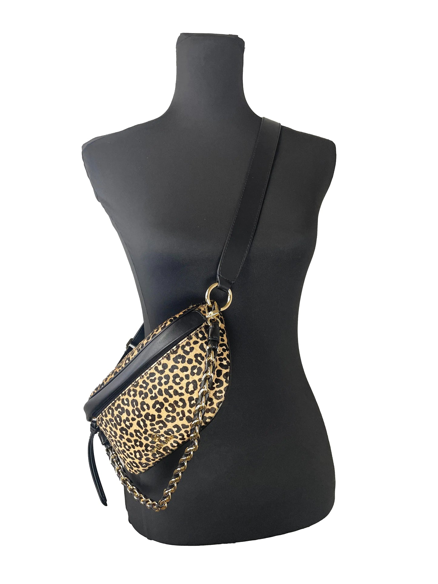 Michael Kors Slater Luxe Leopard Belt Bag - Velora Luxury Fashion