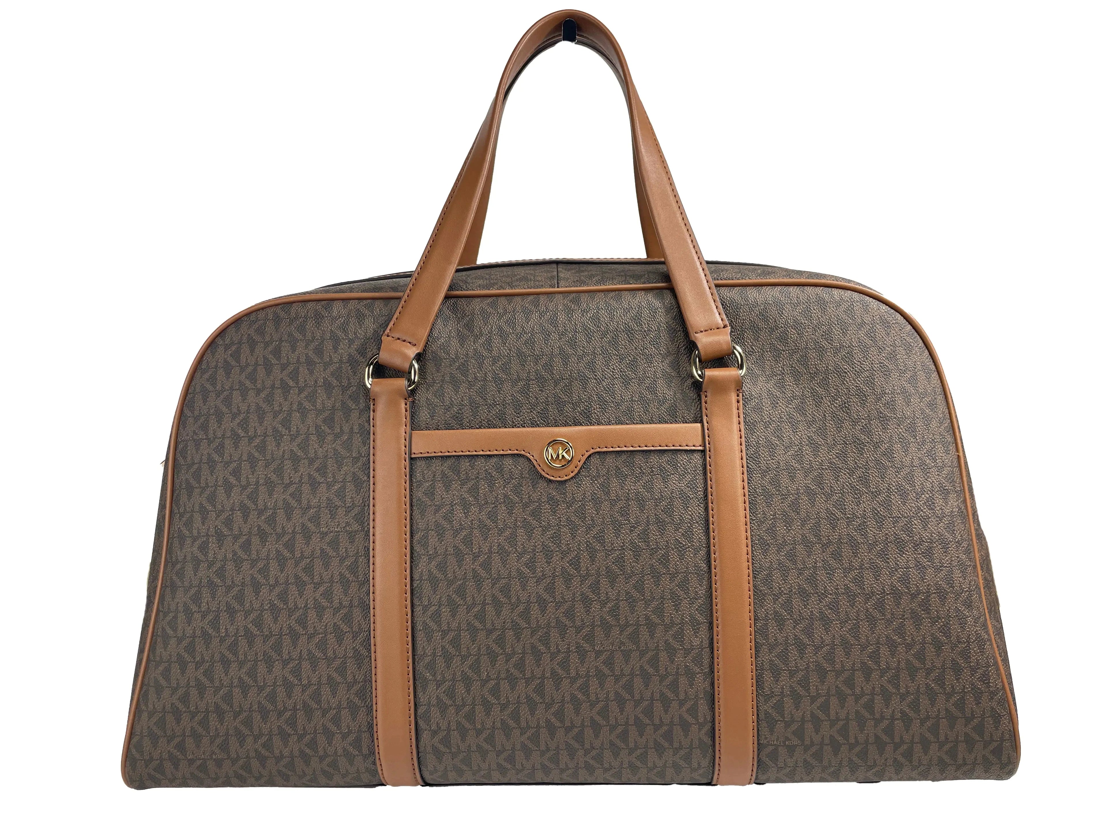 Michael Kors Travel XL Brown Weekender - Velora Luxury Fashion