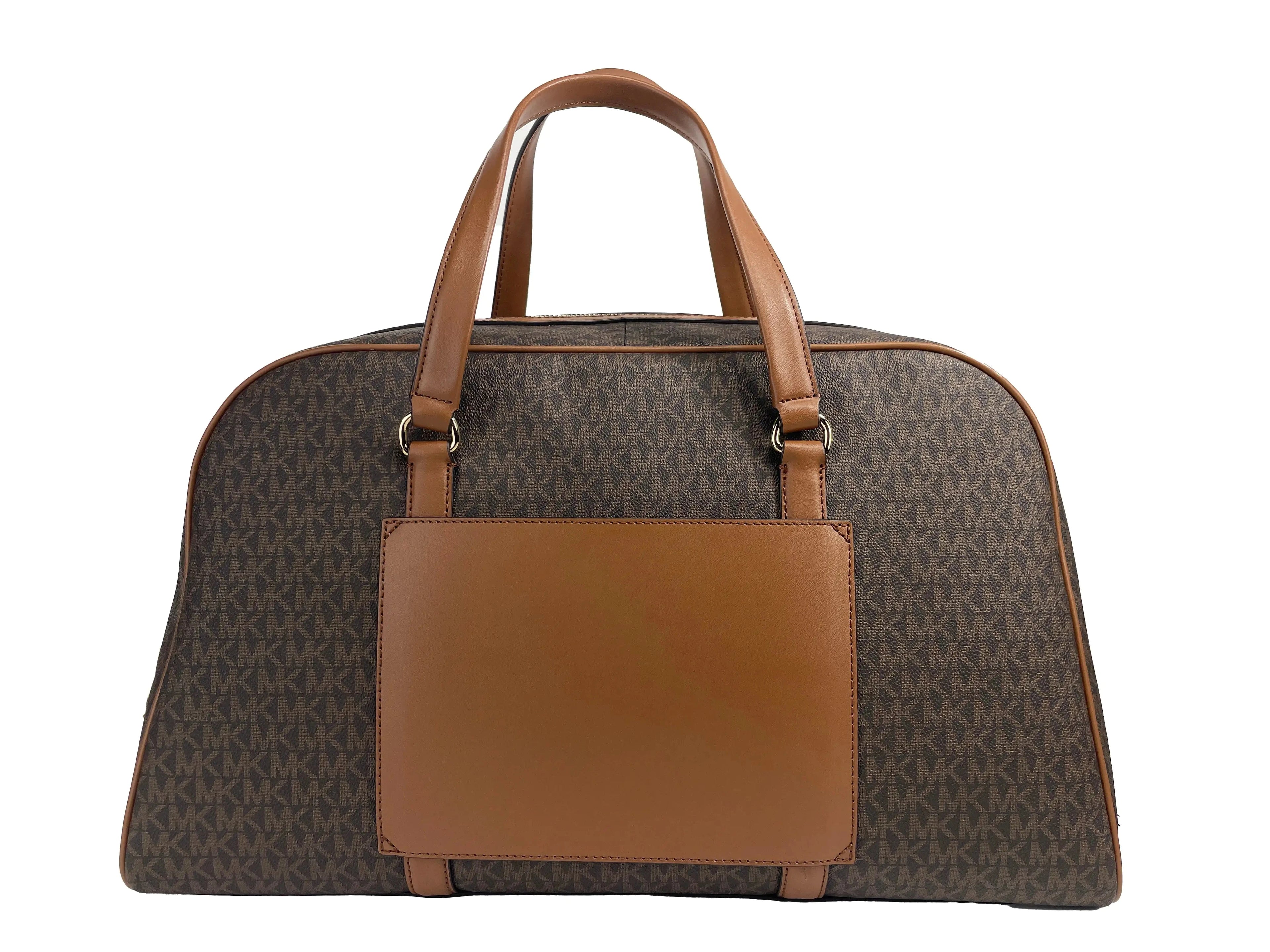 Michael Kors Travel XL Brown Weekender - Velora Luxury Fashion