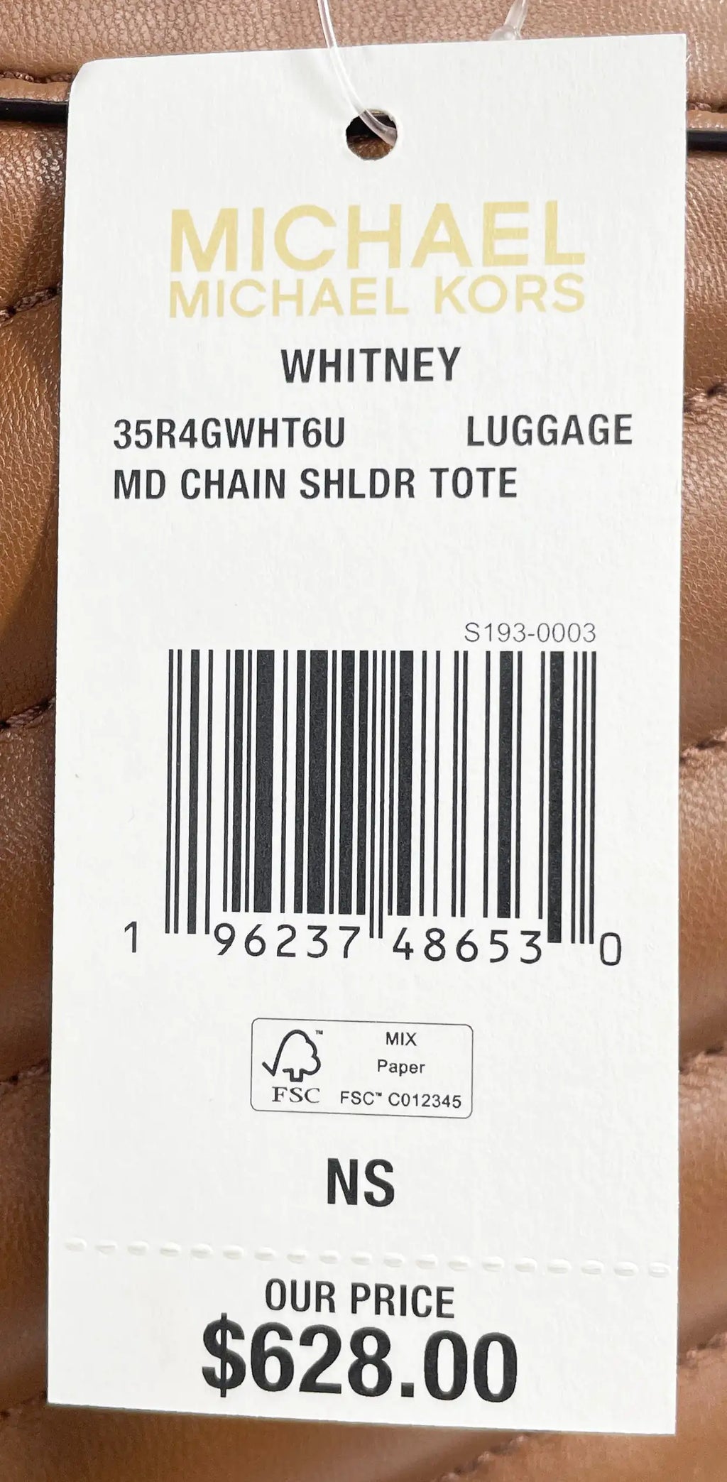 Michael Kors Whitney Medium Chain Shoulder Bag Purse - Velora Luxury Fashion