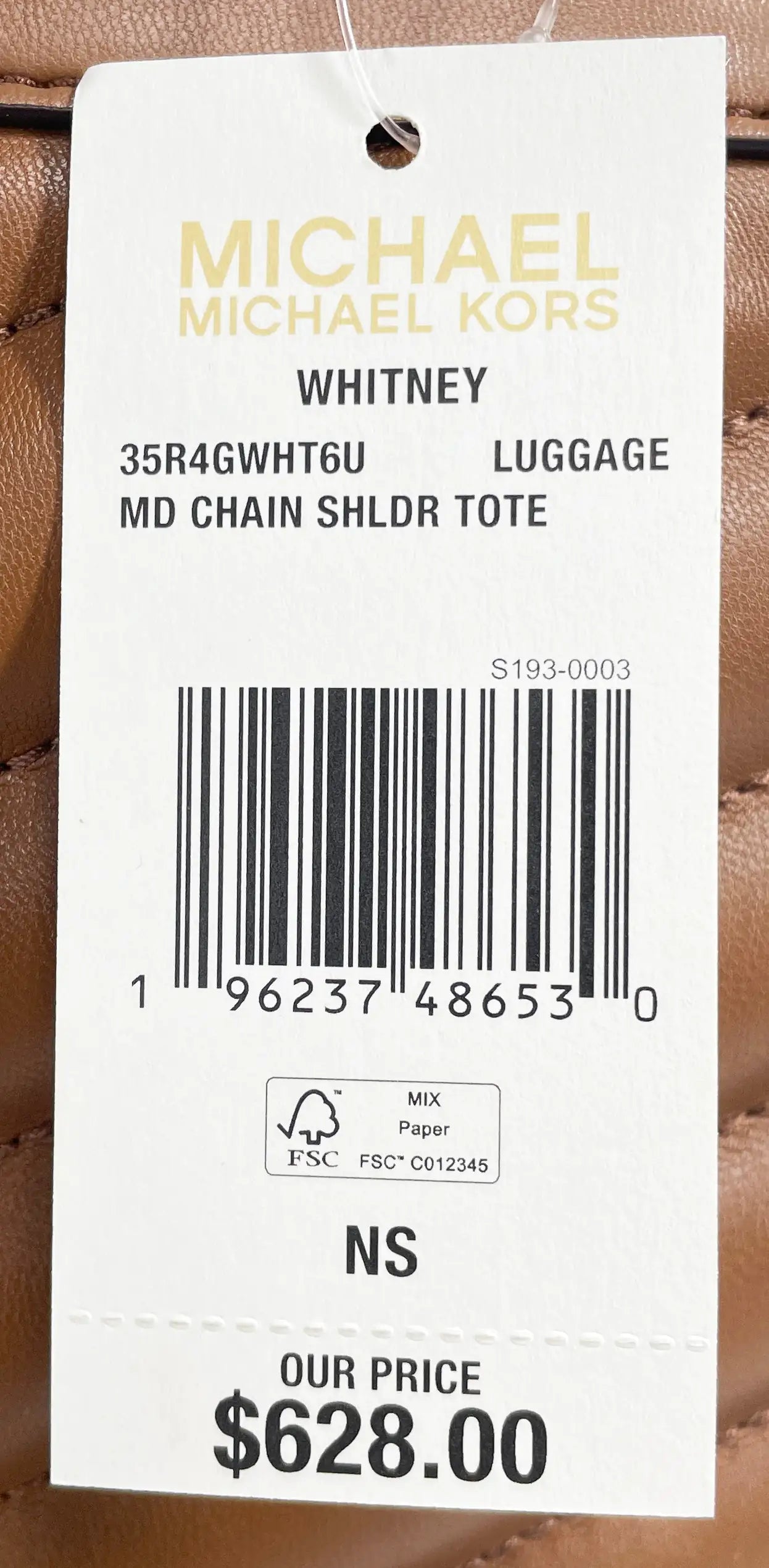 Michael Kors Whitney Medium Chain Shoulder Bag Purse - Velora Luxury Fashion