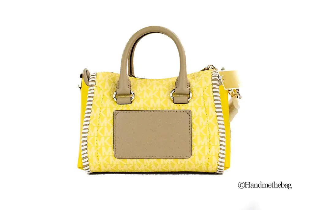 Michael Kors XS Carine Leather Satchel Crossbody - Velora Luxury Fashion