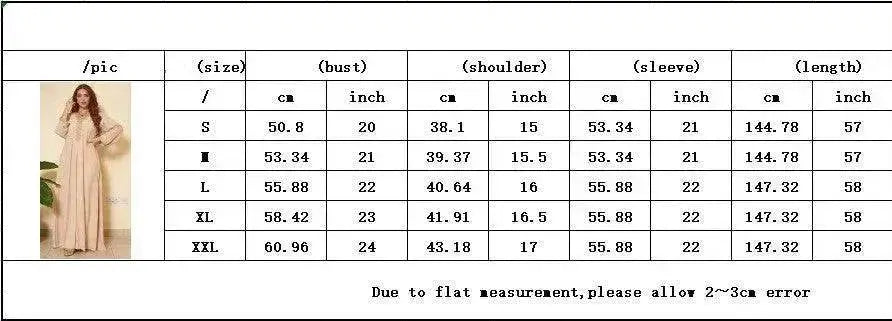 Middle East Arab  Women's Wear Swing Dress