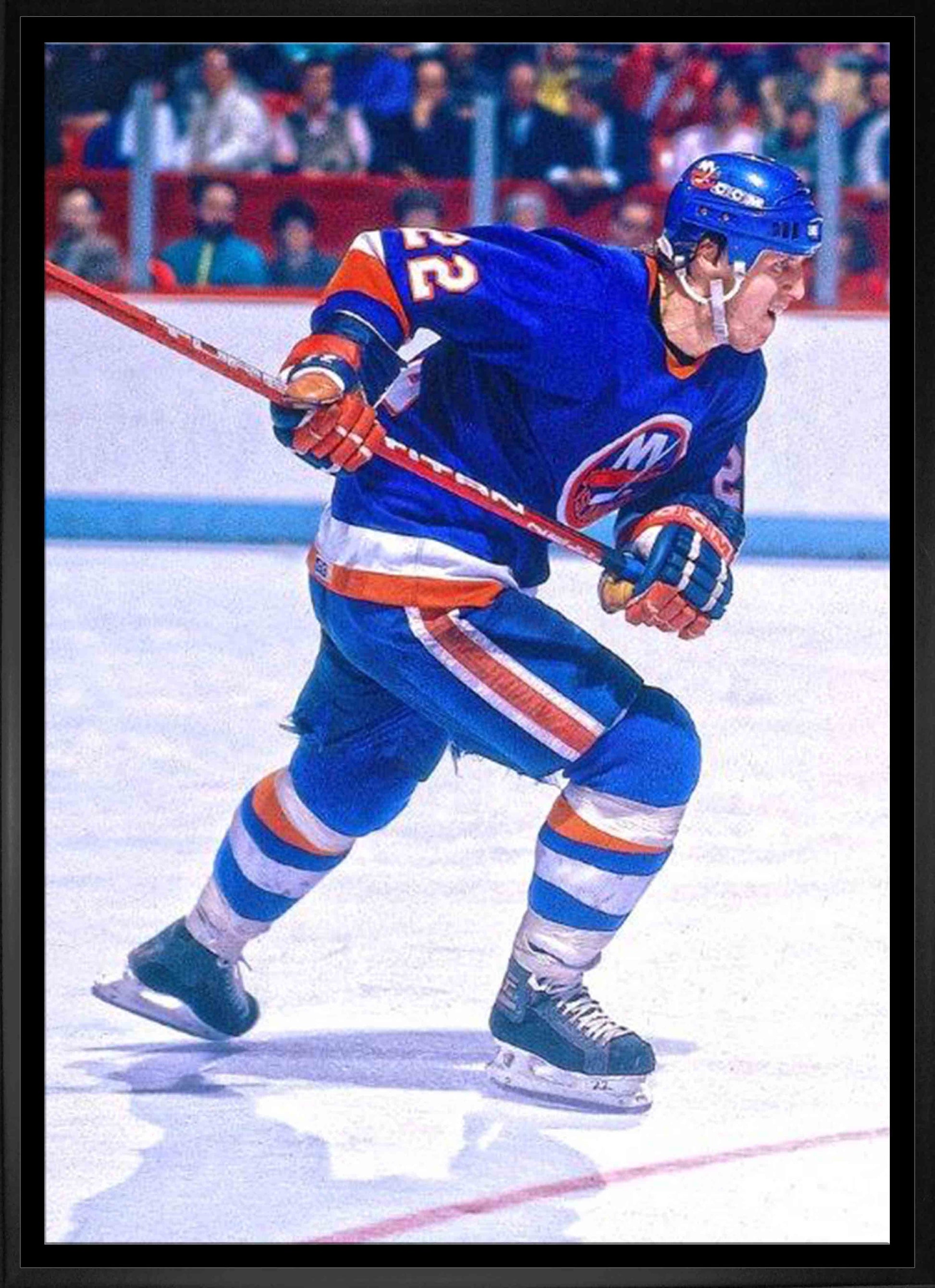 Mike Bossy New York Islanders Framed 20x29 Skating Canvas - Velora Luxury Fashion