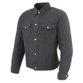 Milwaukee Leather Men's Black Armored Biker Shirt w/ Reinforced Fibers - Velora Luxury Fashion