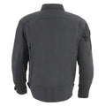 Milwaukee Leather Men's Black Armored Biker Shirt w/ Reinforced Fibers - Velora Luxury Fashion