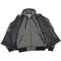 Milwaukee Leather Men's Black Leather Vest with Reflective Skulls & Full Hoodie Liner - Velora Luxury Fashion