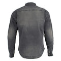 Milwaukee Leather Men's Faded Denim Armored Shirt Jacket - Velora Luxury Fashion