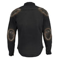 Milwaukee Leather Men's Faded Denim Armored Shirt Jacket - Velora Luxury Fashion