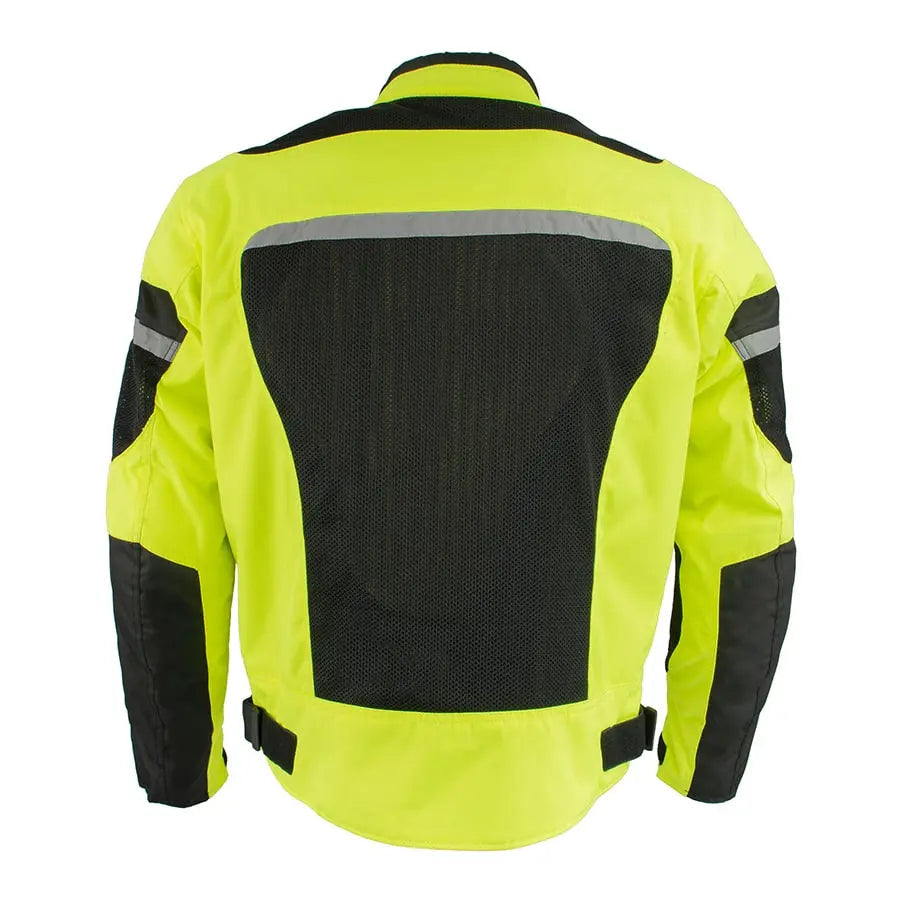 Milwaukee Leather Men's Mesh & Nylon Combo Racer Jacket - Velora Luxury Fashion