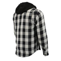 Milwaukee Leather Men's Plaid Flannel Armored Shirt Jacket - Velora Luxury Fashion