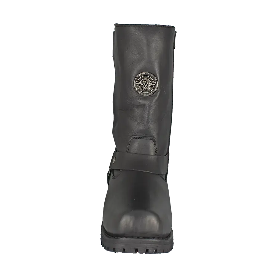 Milwaukee Leather Men's Wide 11" Harness Motorcycle Boots - Velora Luxury Fashion
