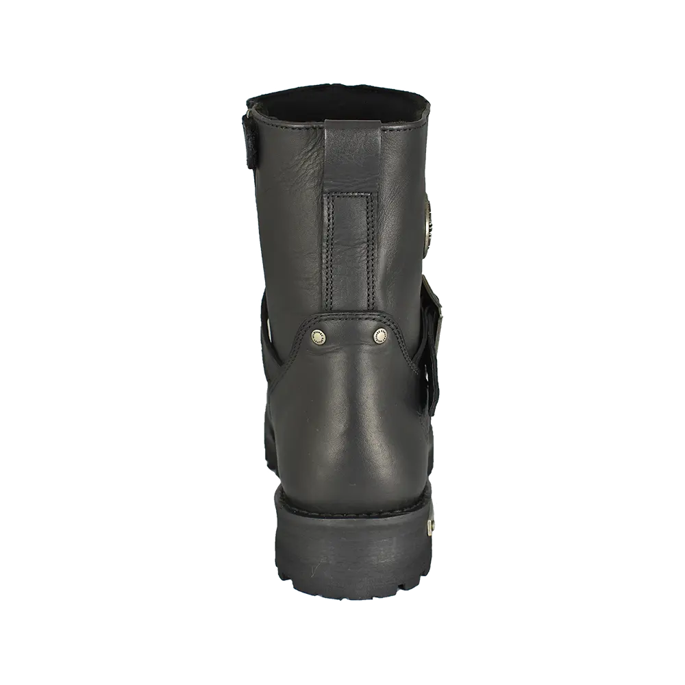 Milwaukee Leather Men's Wide 6" Side Zip Motorcycle Boots - Velora Luxury Fashion