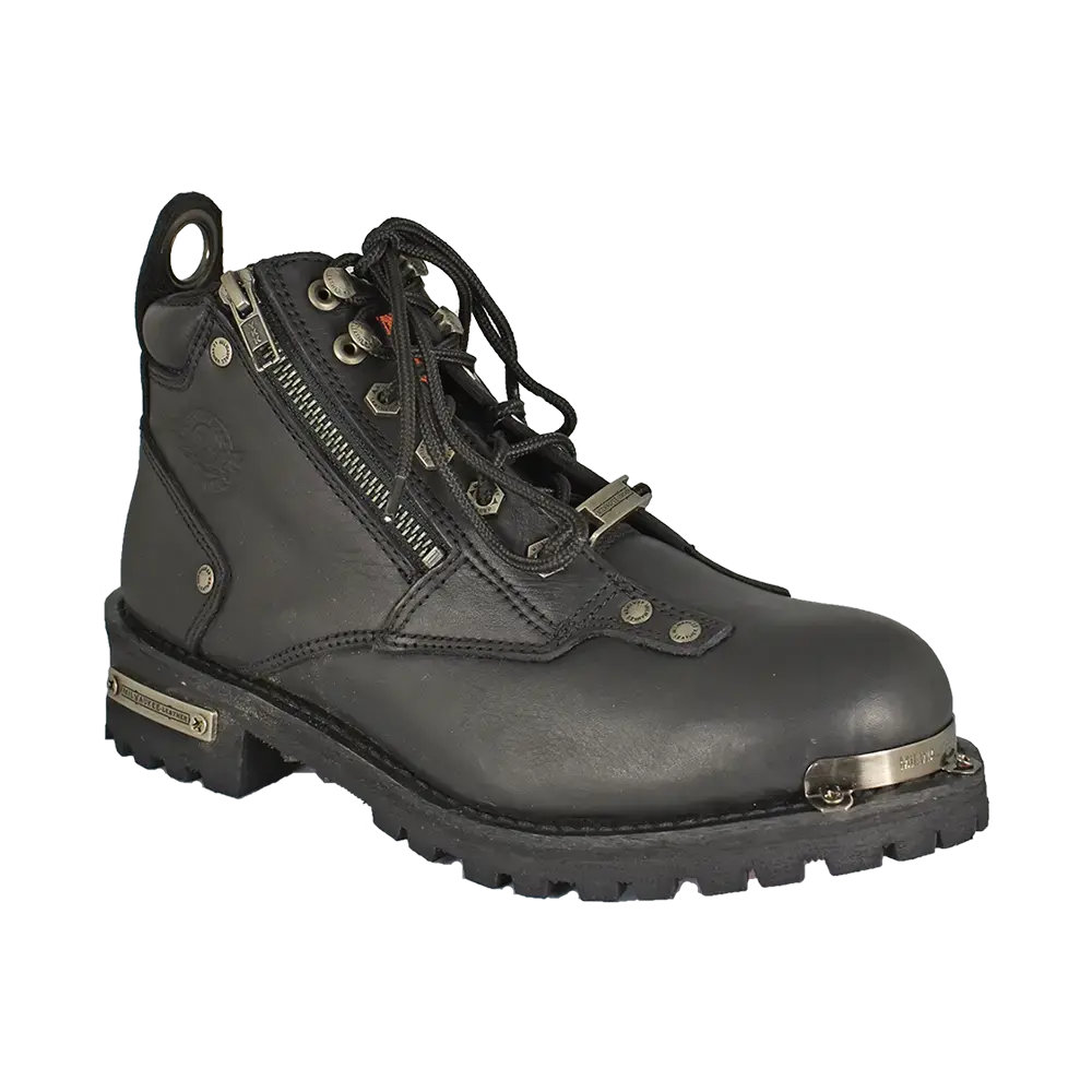 Milwaukee Leather Women's 6" Double Zip Motorcycle Boots - Velora Luxury Fashion