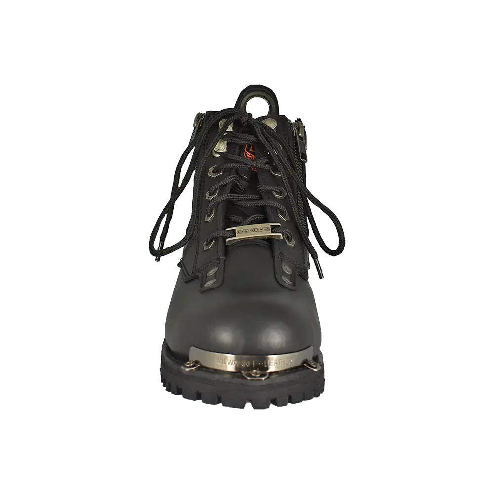 Milwaukee Leather Women's 6" Double Zip Motorcycle Boots - Velora Luxury Fashion