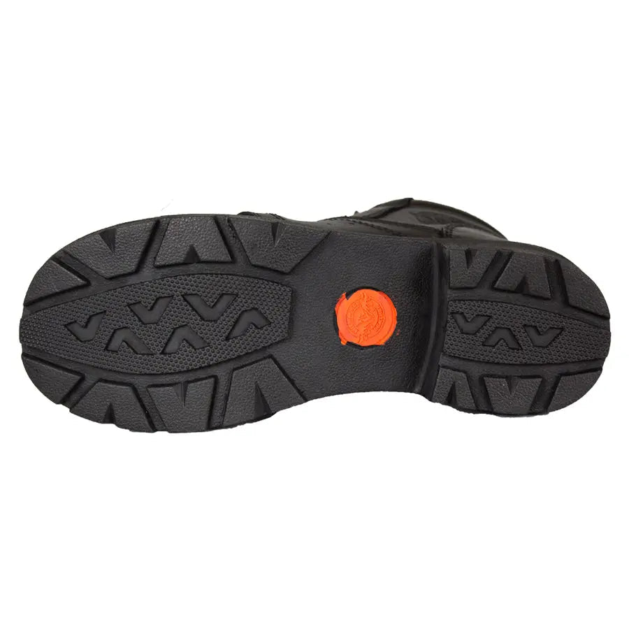 Milwaukee Leather Women's Side Zip Lace Up Motorcycle Boots - Velora Luxury Fashion