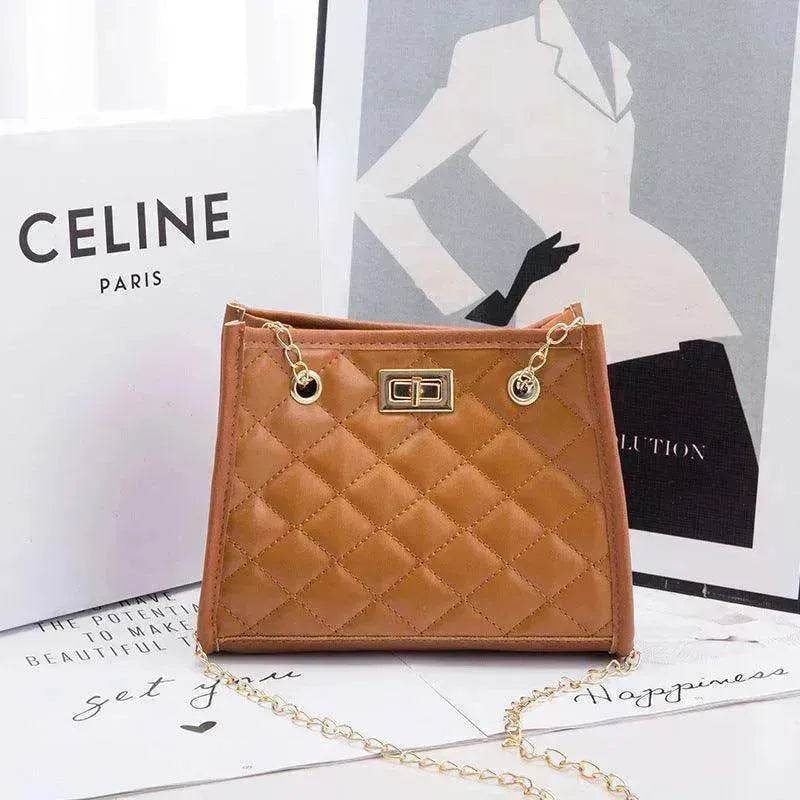 Mini Chain Shoulder Bags Rhombus Sewing Small Square Bags For Women - Velora