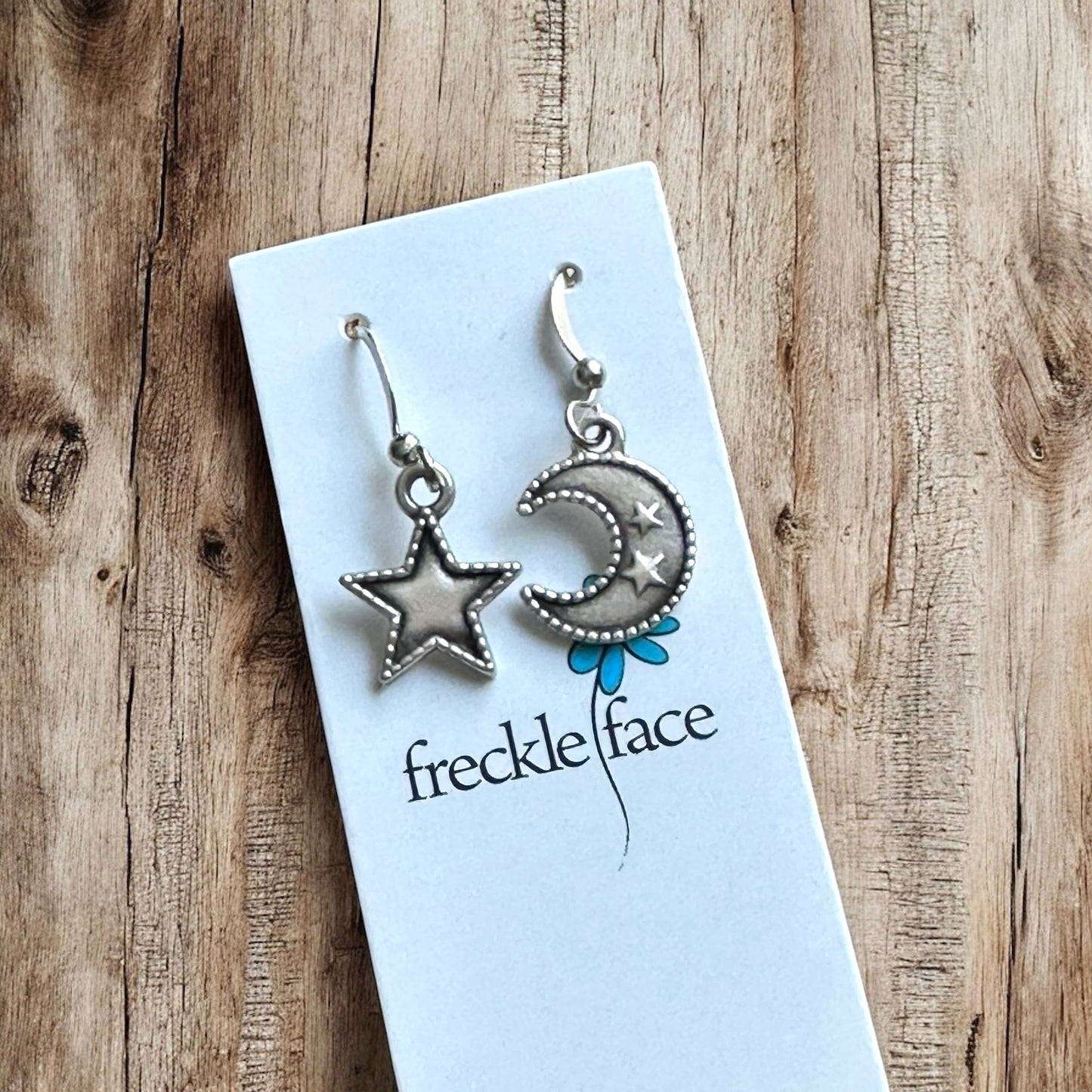 Mixed Moon & Star Earrings - Velora Luxury Fashion