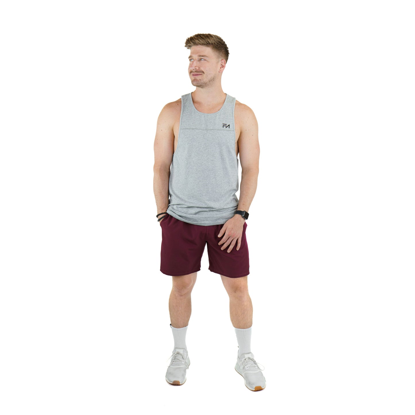 FA Momentum Tank Heather Grey - Velora