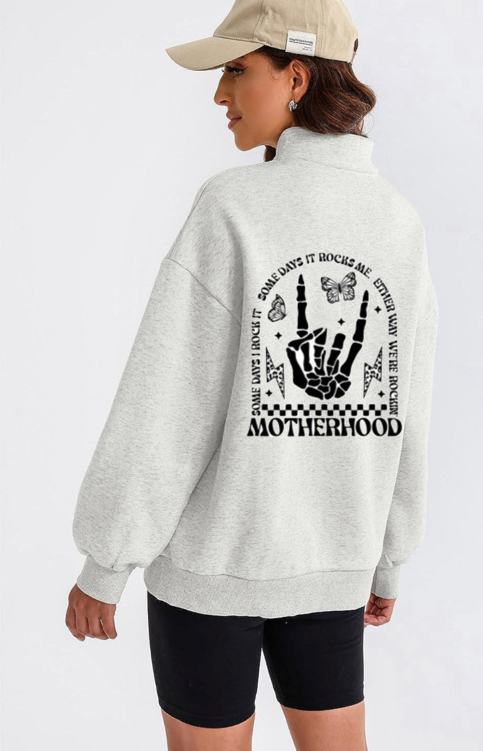Motherhood PRE-SALE 💀 1/4 Zip - Velora Luxury Fashion