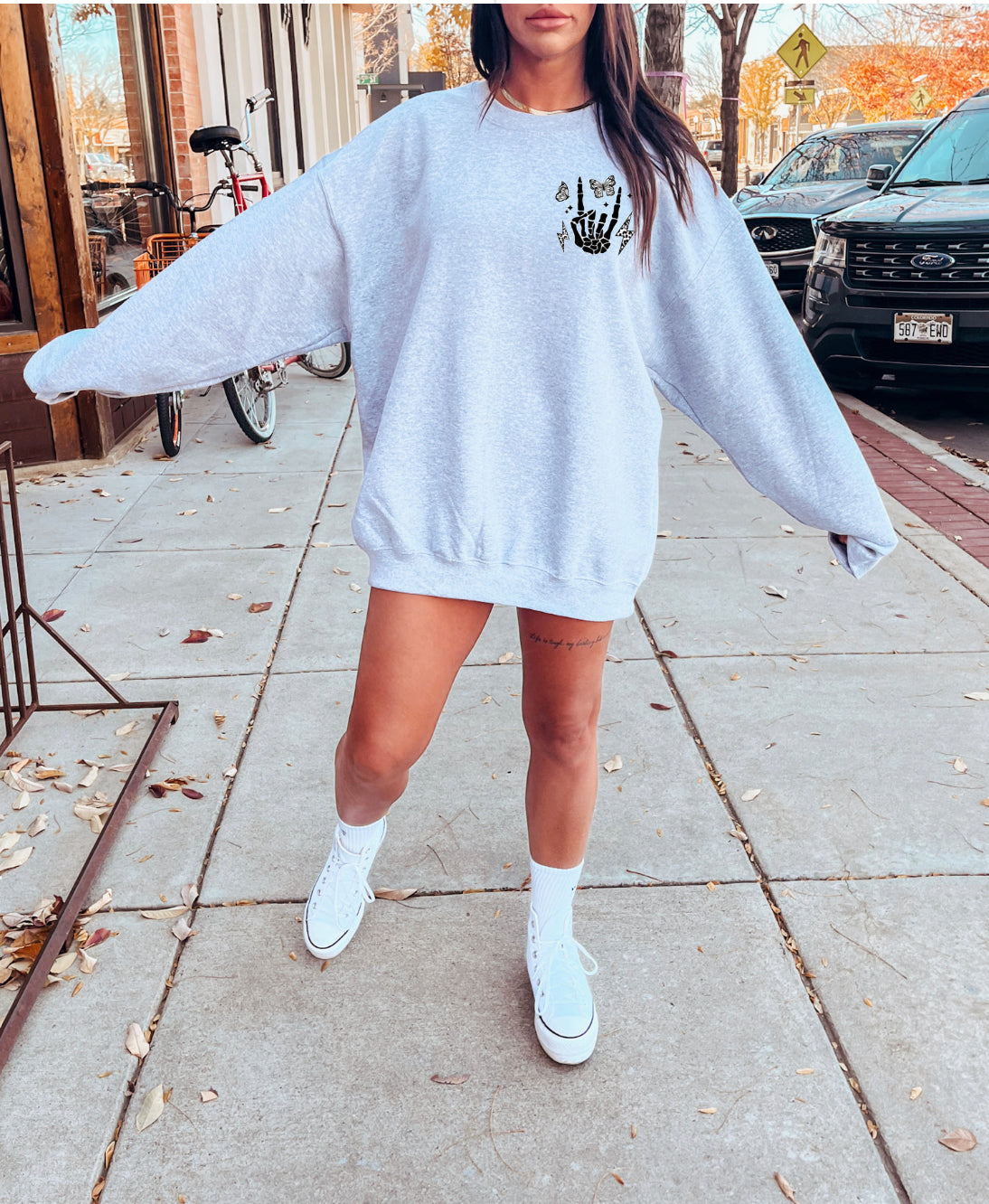 Motherhood PRE-SALE 💀 Crewneck - Velora Luxury Fashion