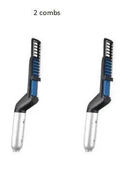 Multifunctional ABS Comb Head and Beard Hair Straightener - Velora