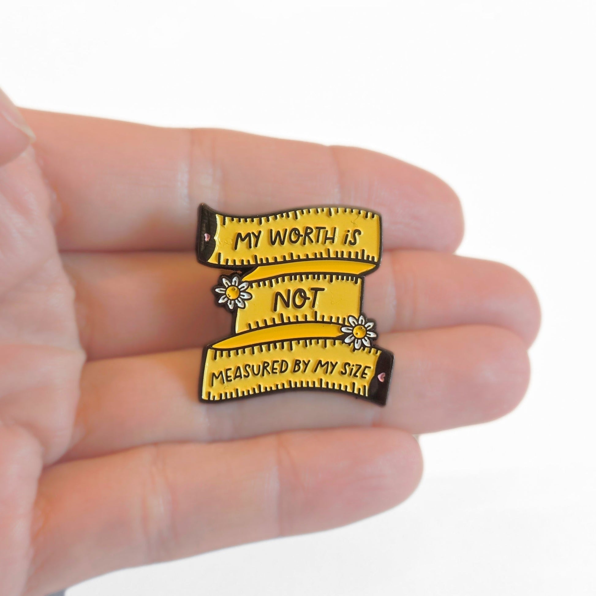 My Worth Is Not Measured By My Size | Collectible Pin - Velora