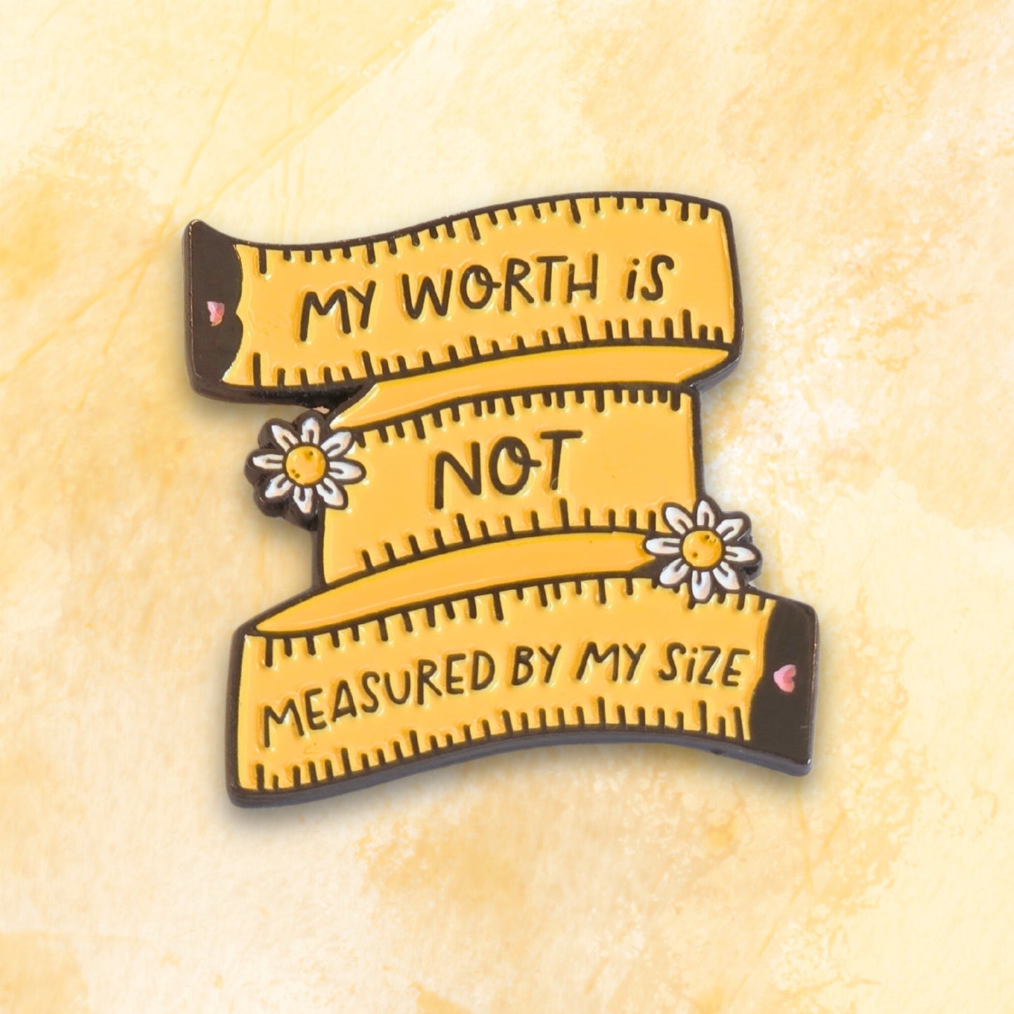 My Worth Is Not Measured By My Size | Collectible Pin - Velora