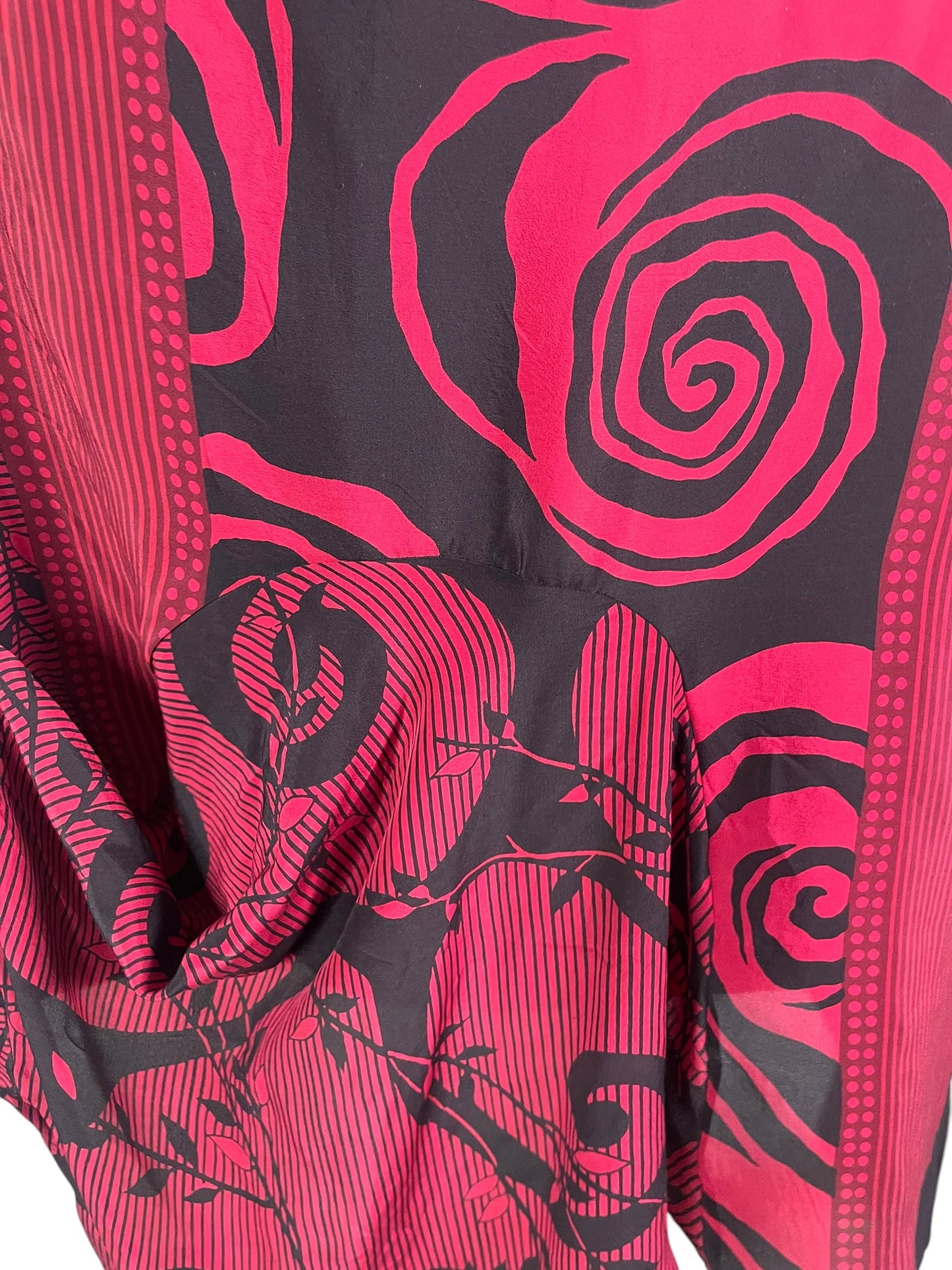 PRC6544 Avatar Pure Silk Self Pocket Tunic Dress - Velora