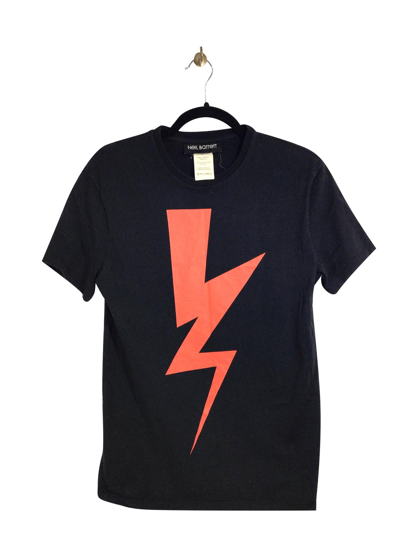 NEIL BARRETT Men T-Shirts Regular fit in Black - XS - Velora Luxury Fashion