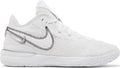 NIKE ZOOM LEBRON NXXT GEN WHITE/METALIC SILVER/BLACK MENS SIZE 9 NM - Velora Luxury Fashion