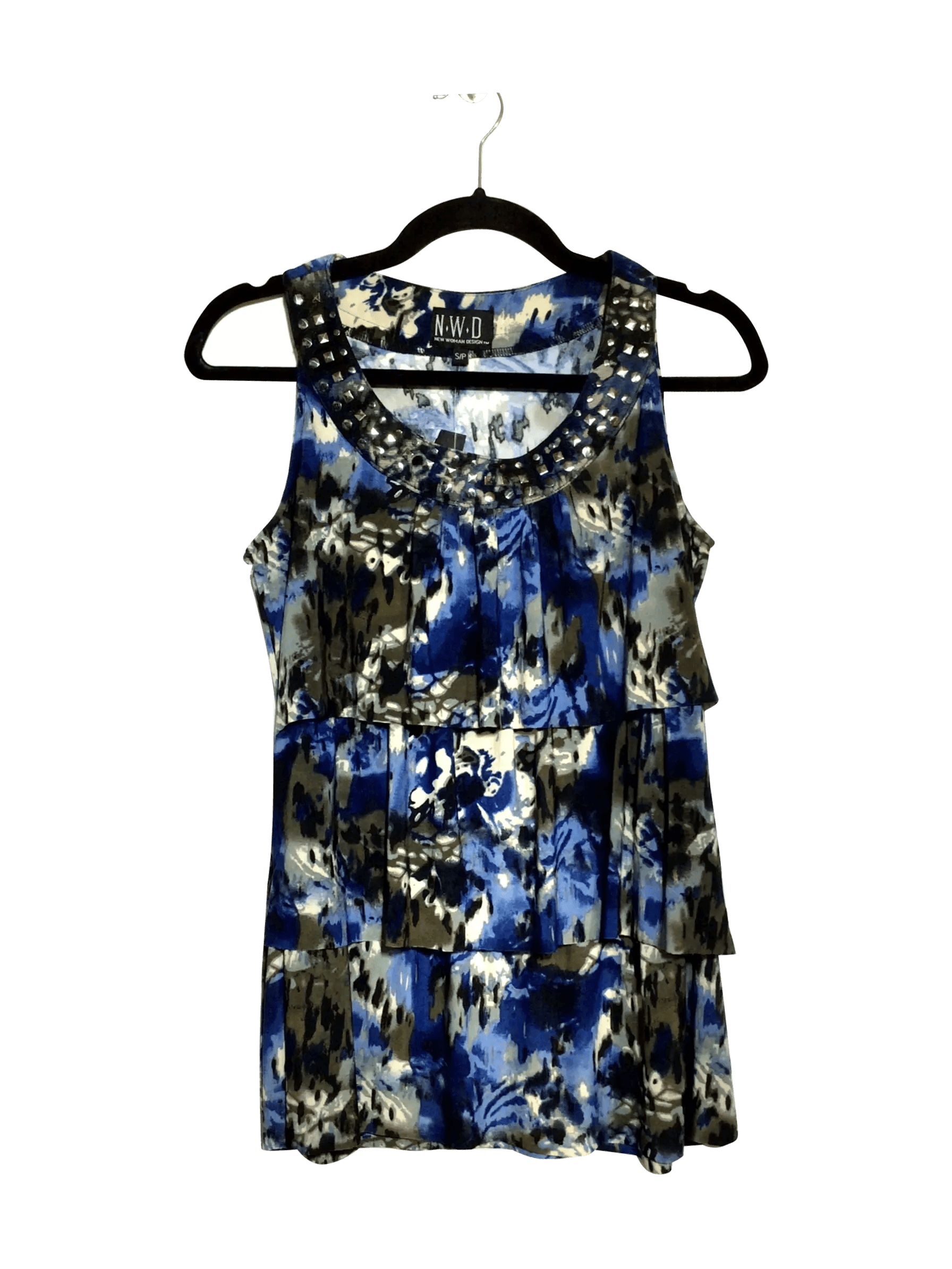 NWD Regular fit Blouse in Blue - S - Velora