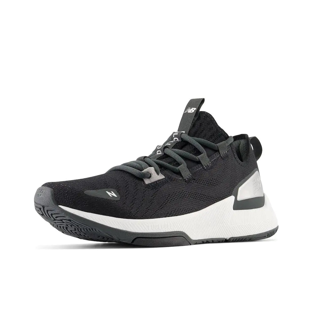 New Balance Mens FuelCell 100 V2 Cross Trainer Black/Blacktop/Silver Metalic 7 Wide - Velora Luxury Fashion