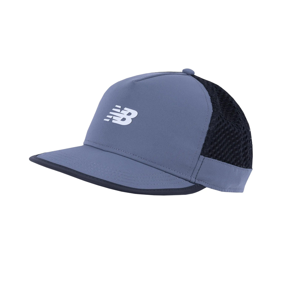 New Balance Mens and Womens Speed Run Trucker Hat One Size Gunmetal - Velora Luxury Fashion