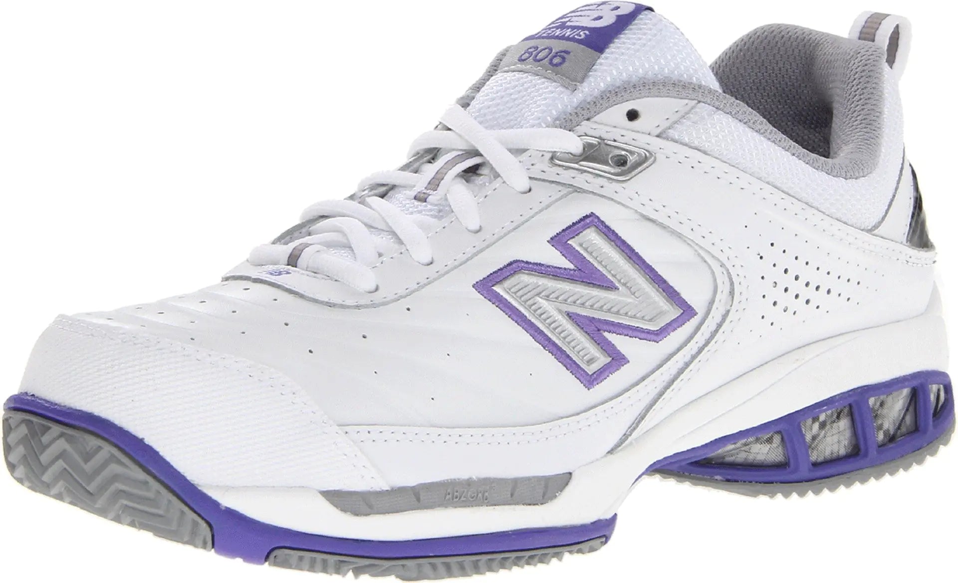 New Balance Women's 806 V1 Court Sneaker White 7.5W - Velora Luxury Fashion